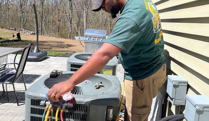 AC maintenance service by Heritage Heating and Air