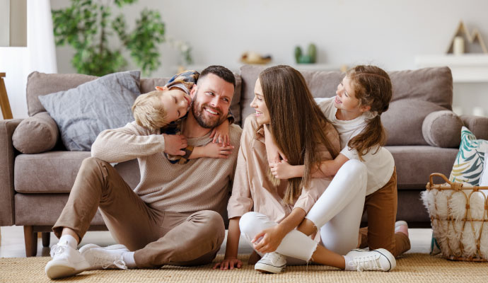 Fresh environment and happy family