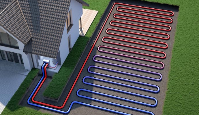 Geothermal heating system