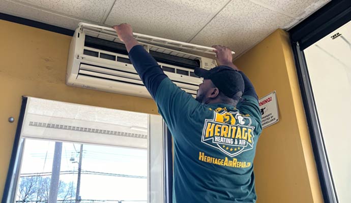 Indoor AC unit repair service