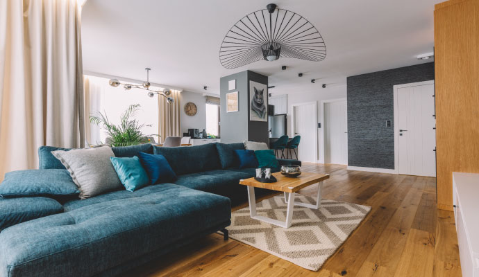 Neat and clean living room