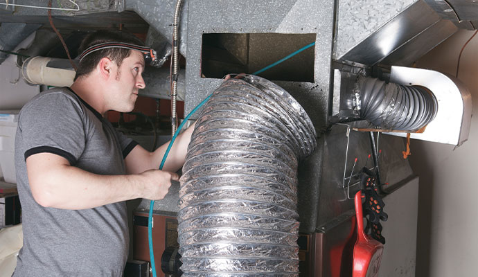 Professional duct cleaning service
